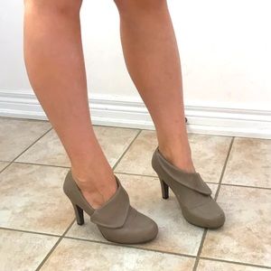 Madden girl leather heels booties